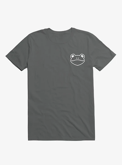Frog Black And White Minimalist Pictogram