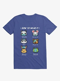 How Not To Wear A Face Mask Cute Animals T-Shirt