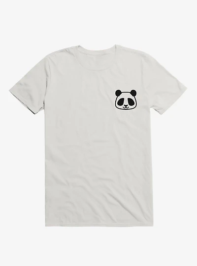 Panda Black And White Minimalist Pictogram