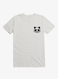 Panda Black And White Minimalist Pictogram
