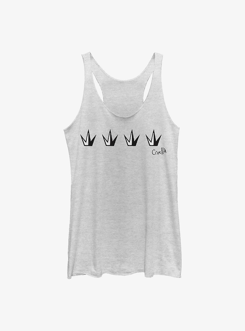Disney Cruella Crowns Girls Tank