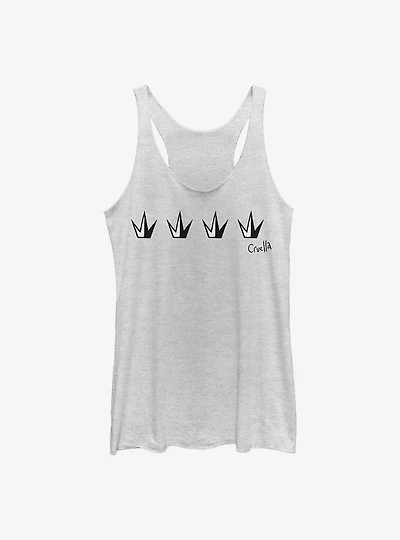 Disney Cruella Crowns Girls Tank