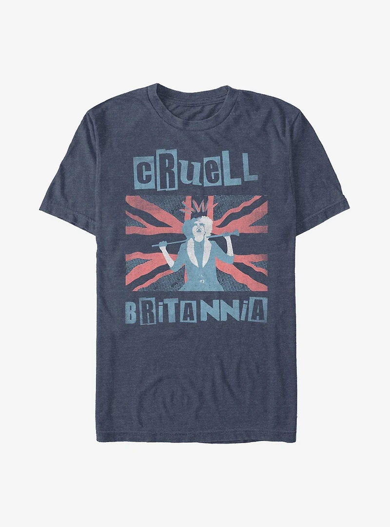Disney Cruella Cruell Britannia T-Shirt