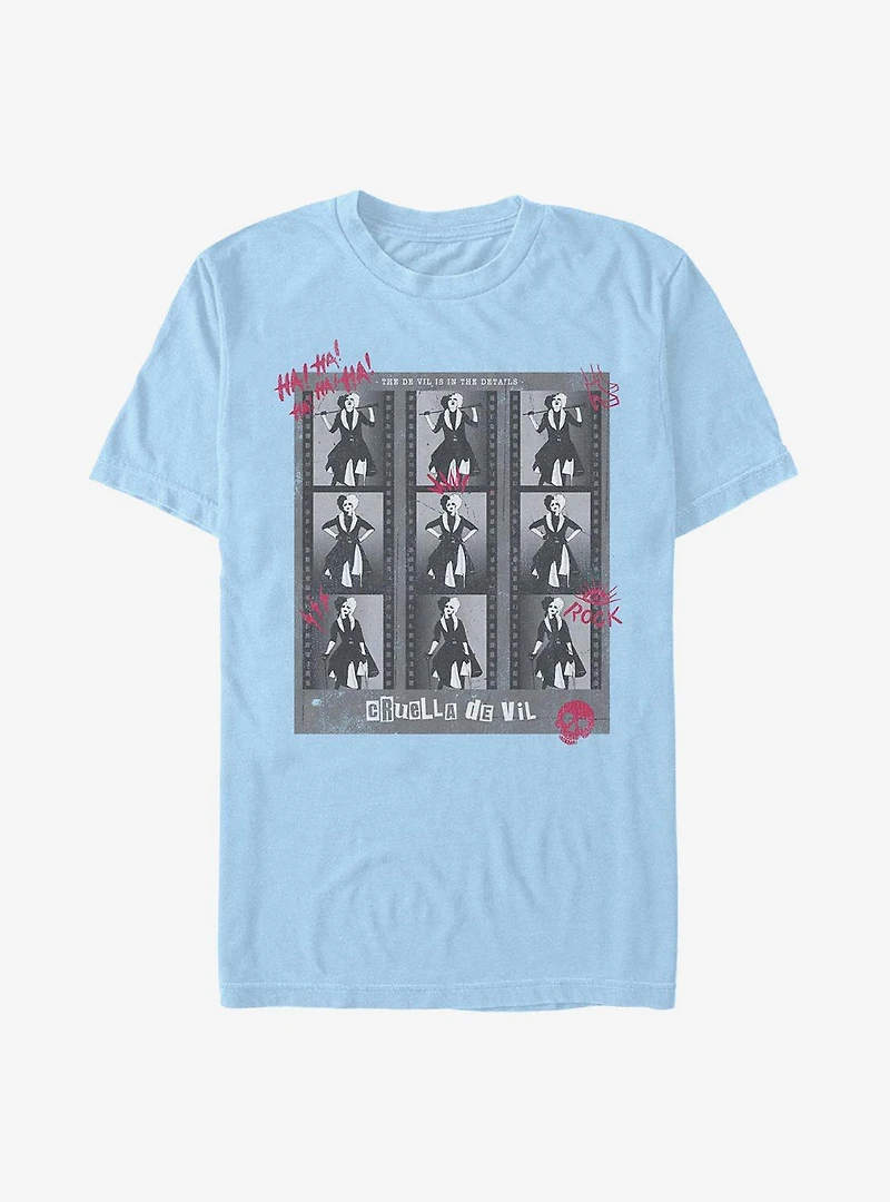 Disney Cruella Film Negatives T-Shirt