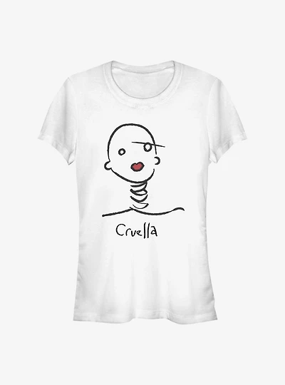 Disney Cruella Doodle Girls T-Shirt