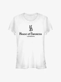 Disney Cruella House Of Baroness London Logo Girls T-Shirt