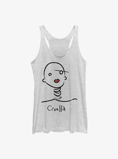 Disney Cruella Doodle Girls Tank