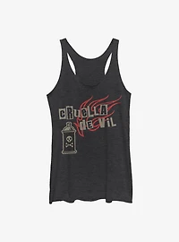 Disney Cruella Spray Paint Fire Girls Tank