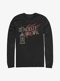 Disney Cruella Spray Paint Fire Long-Sleeve T-Shirt