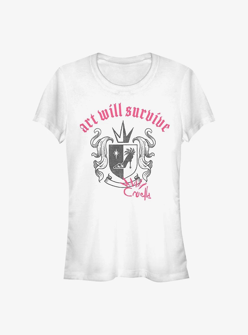 Disney Cruella Art Will Survive Punk Girls T-Shirt