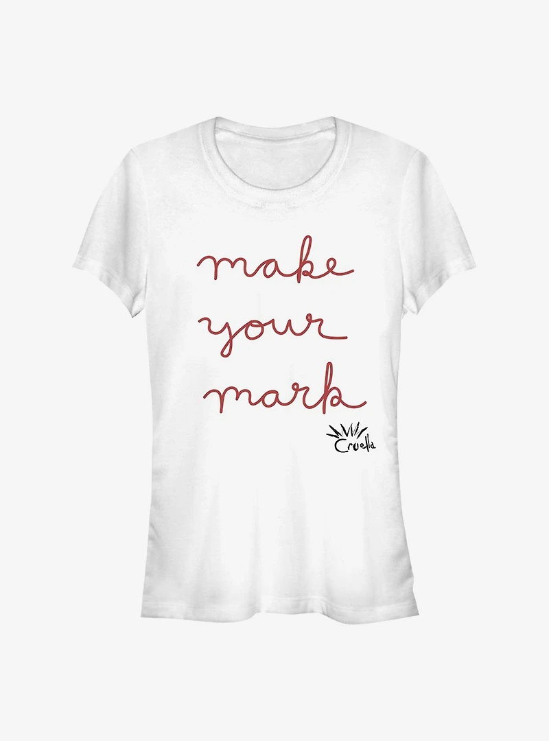 Disney Cruella Make Your Mark Girls T-Shirt