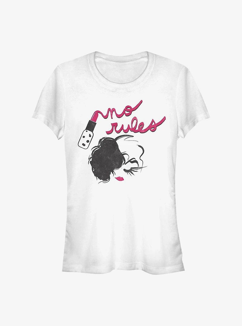 Disney Cruella No Rules Lipstick Girls T-Shirt