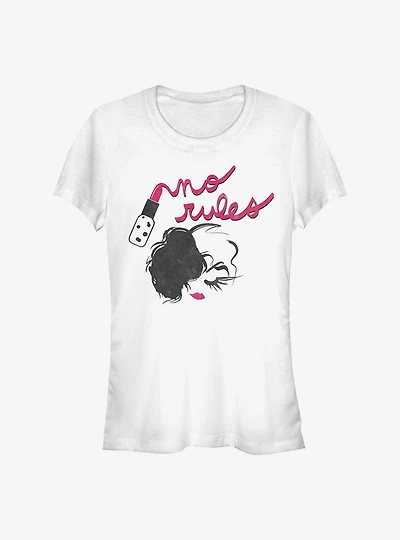 Disney Cruella No Rules Lipstick Girls T-Shirt