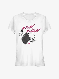 Disney Cruella No Rules Lipstick Girls T-Shirt