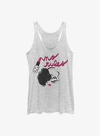 Disney Cruella No Rules Lipstick Girls Tank