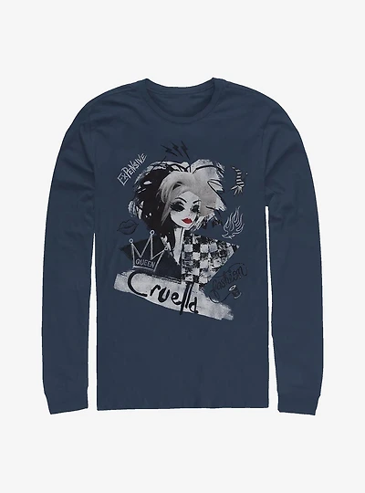 Disney Cruella Artsy Long-Sleeve T-Shirt
