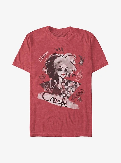 Disney Cruella Artsy Cruella T-Shirt