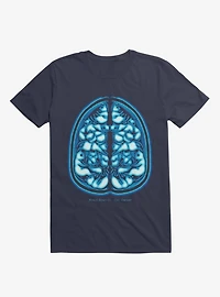 Cats Owner Head Navy Blue T-Shirt