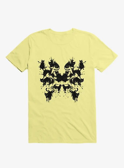 Rorschach Test Cat's On My Mind T-Shirt