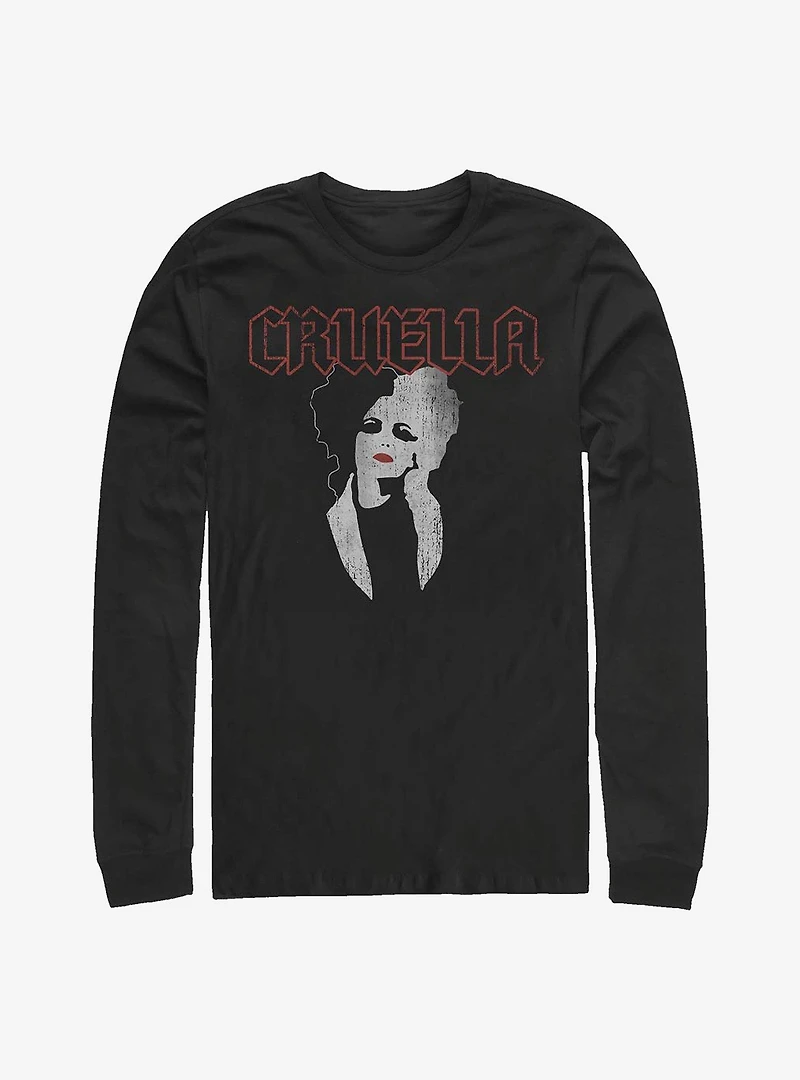 Disney Cruella Rock Style Long-Sleeve T-Shirt