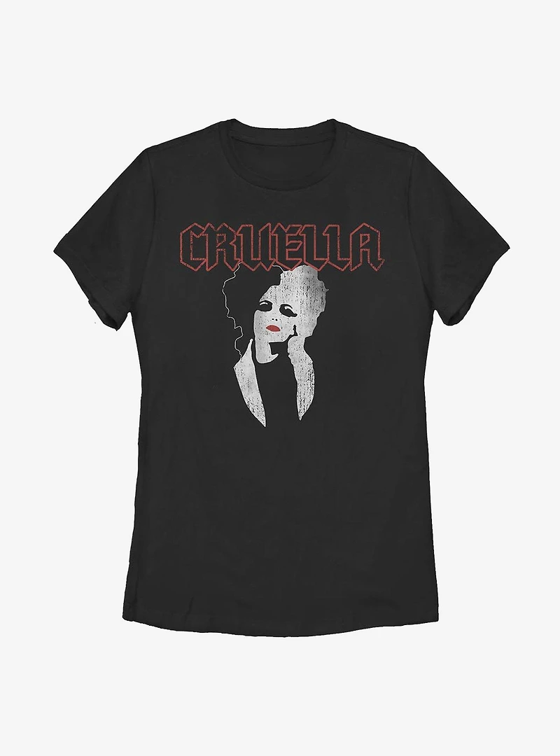 Disney Cruella Rock Style Womens T-Shirt