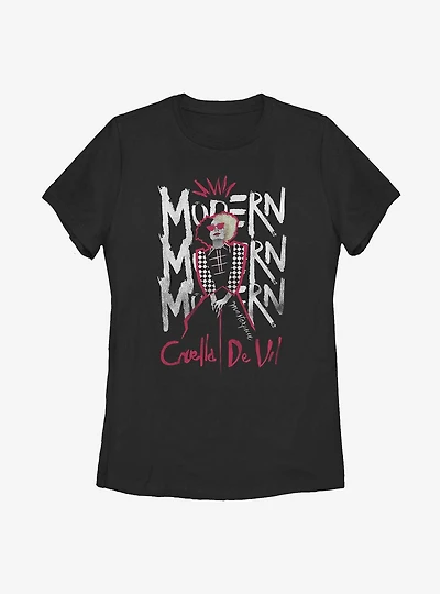 Disney Cruella Modern Masterpiece Womens T-Shirt