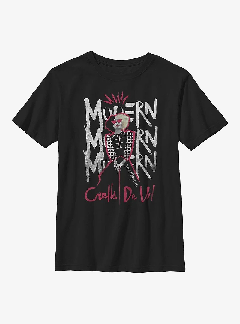 Disney Cruella Modern Masterpiece Youth T-Shirt