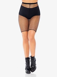 Net Biker Shorts Black