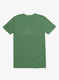 Hiking Heartbeat Running From a Bear Dog T-Shirt