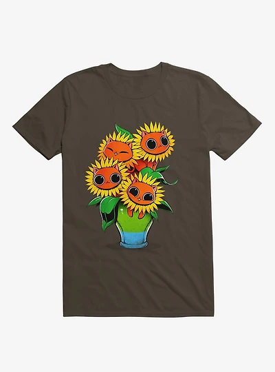 Sunflower Cat T-Shirt