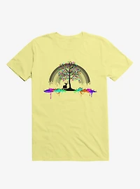 Melting Rainbow Colors Parasite T-Shirt