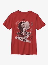 Disney Cruella Artsy Youth T-Shirt