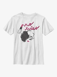 Disney Cruella No Rules Lipstick Youth T-Shirt