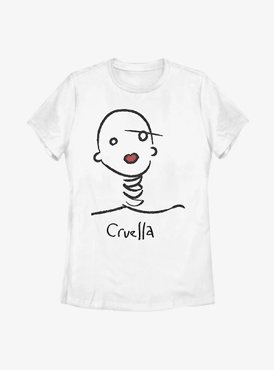 Disney Cruella Doodle Womens T-Shirt