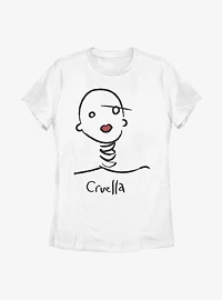 Disney Cruella Doodle Womens T-Shirt