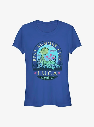 Disney Pixar Luca Best Summer Ever Girls T-Shirt