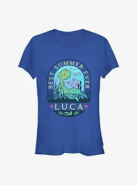 Disney Pixar Luca Best Summer Ever Girls T-Shirt