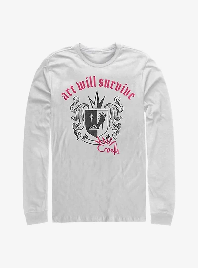 Disney Cruella Art Will Survive Long-Sleeve T-Shirt