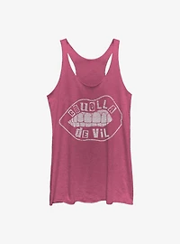 Disney Cruella De Vil Lip Design Womens Tank Top