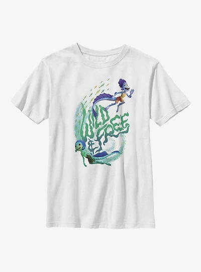 Disney Pixar Luca Wild And Free Swimming Youth T-Shirt