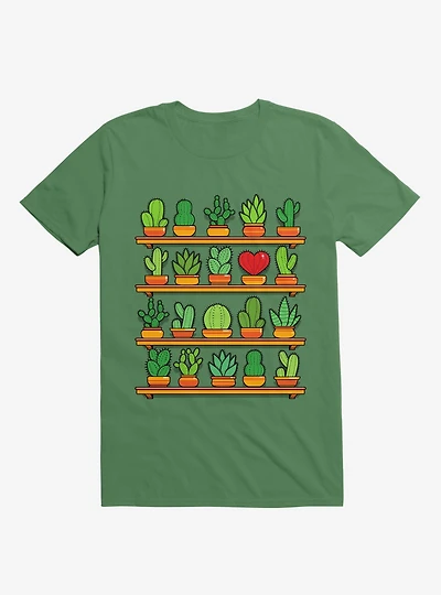 Love Yourself Cactus Heart T-Shirt