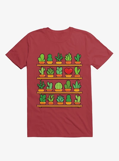 Love Yourself Cactus Heart T-Shirt