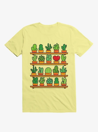 Love Yourself Cactus Heart T-Shirt