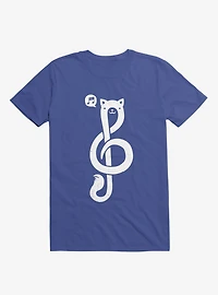 Musicat Royal Blue T-Shirt