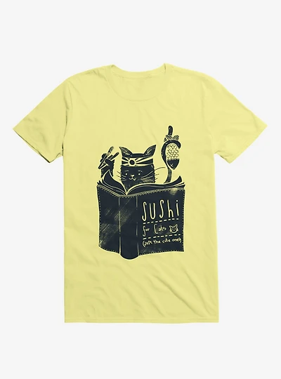 Sushi For Cats Corn Silk Yellow T-Shirt