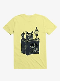Sushi For Cats Corn Silk Yellow T-Shirt