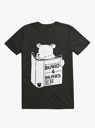 Beard For Bears Black T-Shirt