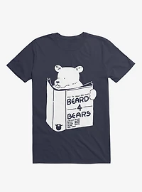 Beard For Bears Navy Blue T-Shirt