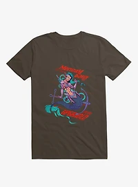 Cyberpunk Mermaid Brown T-Shirt