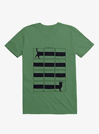 The Longcat Is Long Kelly Green T-Shirt